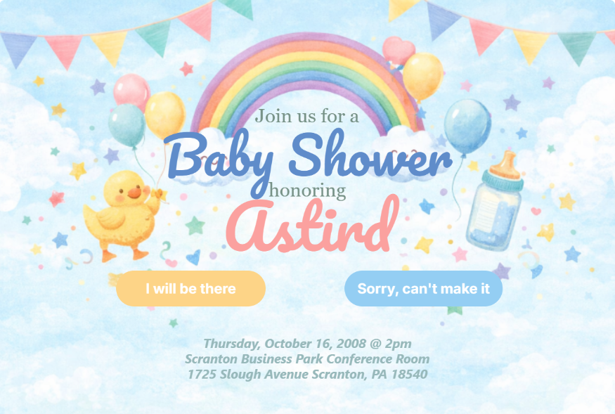 Playful Baby Shower